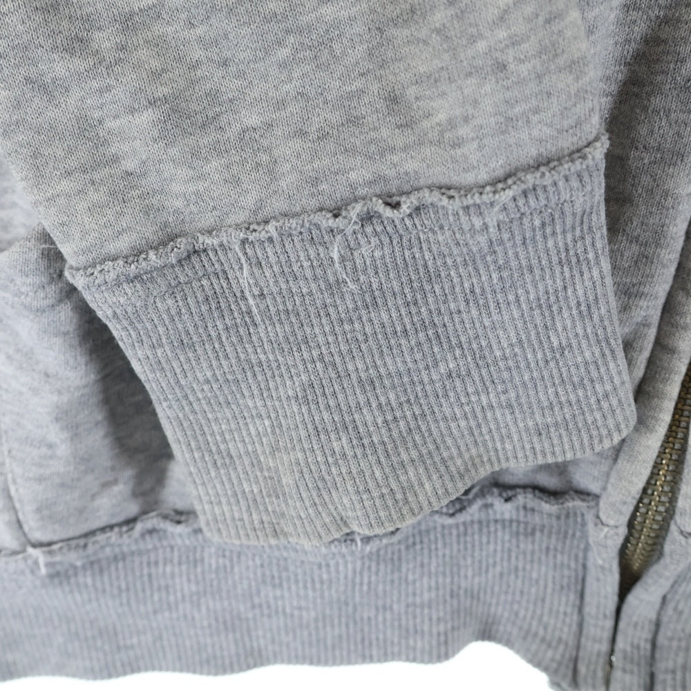 RATS(ラッツ) ロゴプリント ジップアップフーディ スウェットパーカー グレー