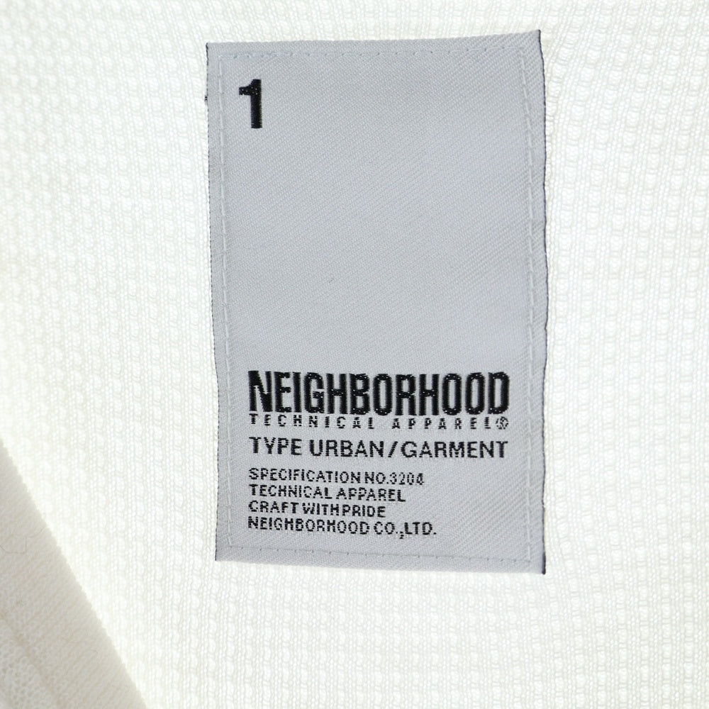 NEIGHBORHOOD(ネイバーフッド) ミリタリーロゴプリント サーマルロングスリーブカットソー Tシャツ ホワイト