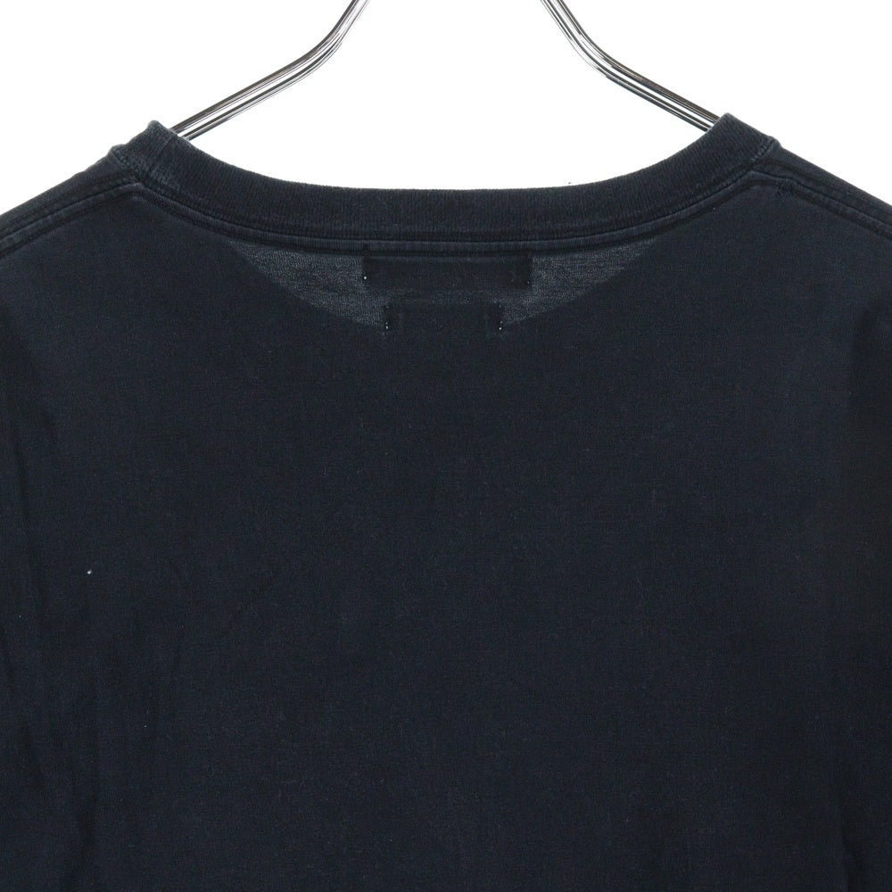 YOKE(ヨーク) 23SS EMBROIDERED T-SHIRT センター エンブロイダリー クルーネック 半袖Tシャツ カットソー ブラック YK23SS0486CS