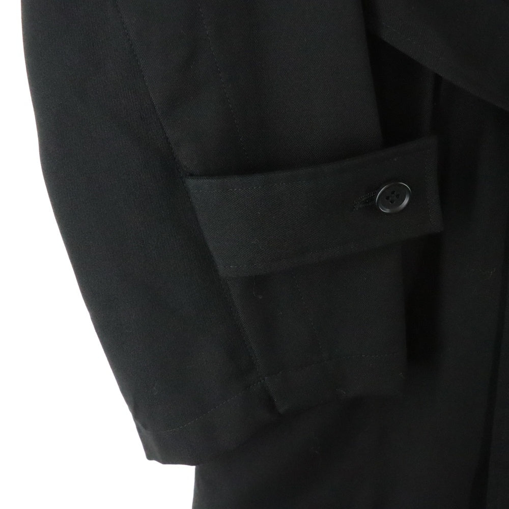 Stein(シュタイン) DEFORMATION TRENCH COAT ディフォーメーション ロング トレンチコート ブラック ST 175-1