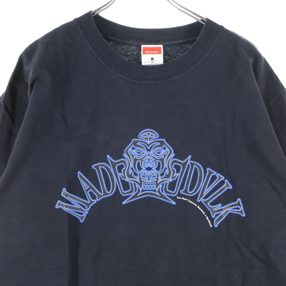 VINTAGE(ヴィンテージ) 90S THE MAD CAPSULE MARKETS DEVILOCK ザマッドカプセルマーケッツ デビロック グラフィックプリント クルーネック 半袖Tシャツ カットソー ブラック