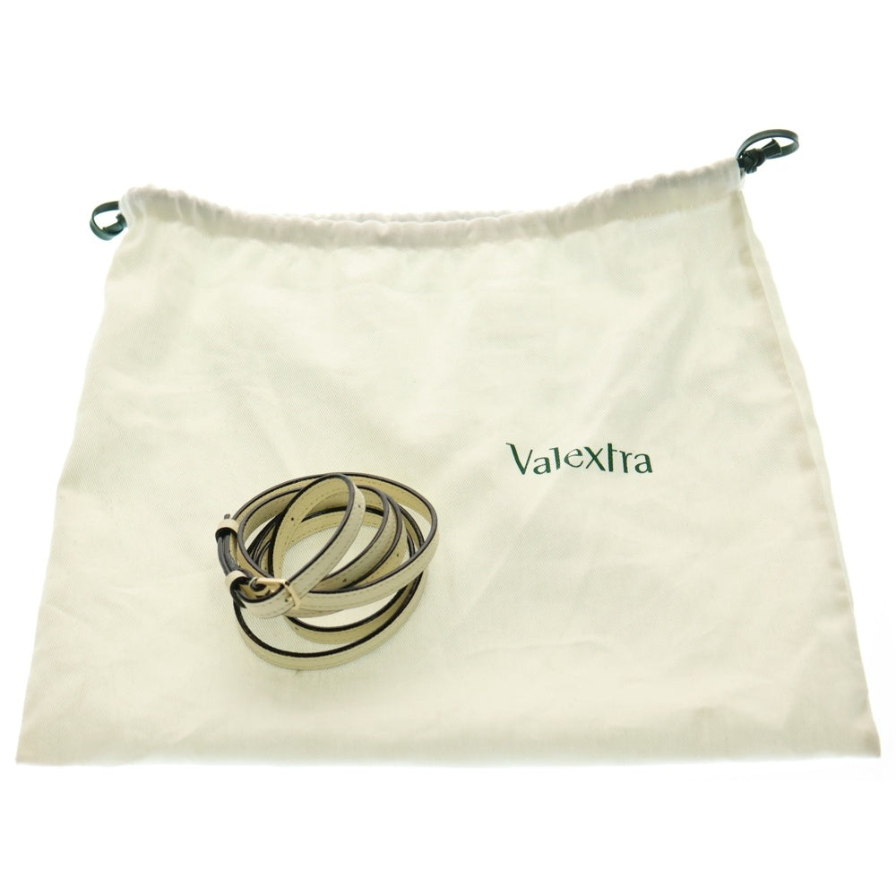 Valextra(ヴァレクストラ) イジィデ ベルト レザー 2WAY ハンド ショルダーバッグ ホワイト SGES0061028LOCPL99WW
