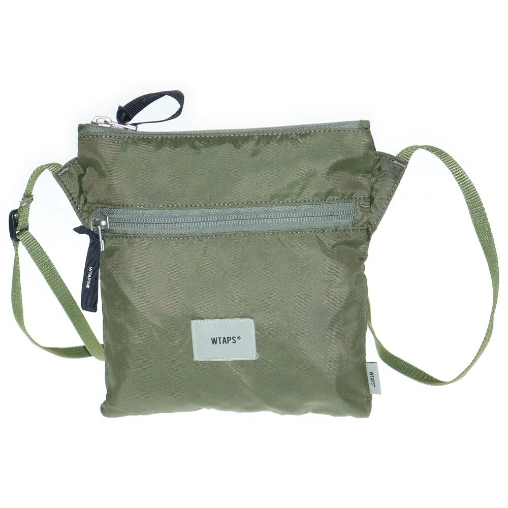 WTAPS(ダブルタップス) 21AW SLING/POUCH/NYLON ナイロンショルダーポーチ バッグ カーキ 212TQDT-CG04
