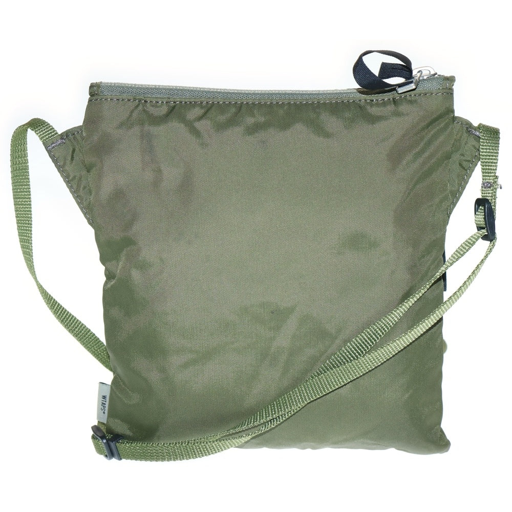 WTAPS(ダブルタップス) 21AW SLING/POUCH/NYLON ナイロンショルダーポーチ バッグ カーキ 212TQDT-CG04