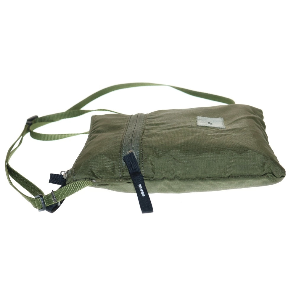 WTAPS(ダブルタップス) 21AW SLING/POUCH/NYLON ナイロンショルダーポーチ バッグ カーキ 212TQDT-CG04