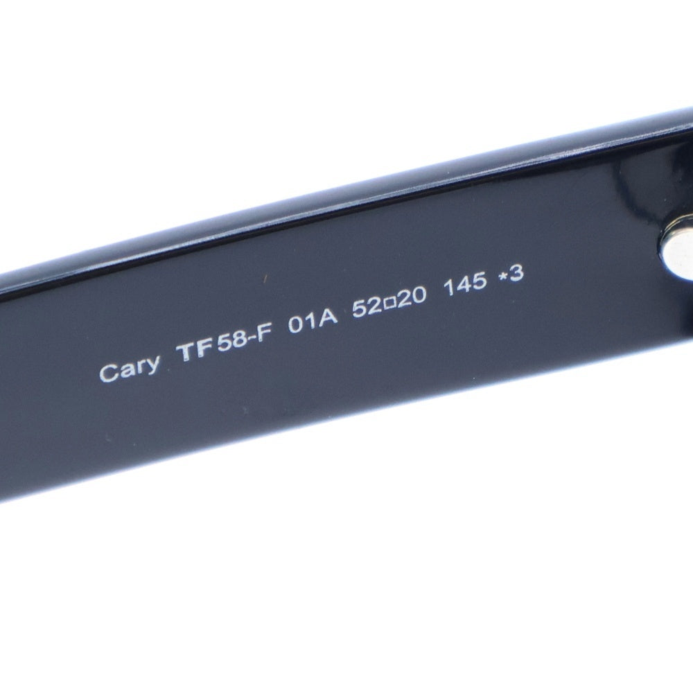 TOM FORD(トムフォード) CARY ウェリントン型 カラーレンズ サングラス 眼鏡 アイウェア ブラック TF58-F