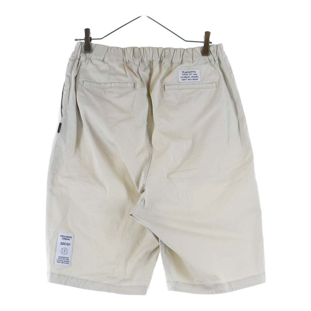NEIGHBORHOOD(ネイバーフッド) 22SS TUCK C-ST ジップフライ ワンタック コットン ショーツ ハーフパンツ ホワイト 221AQNH-PTM07