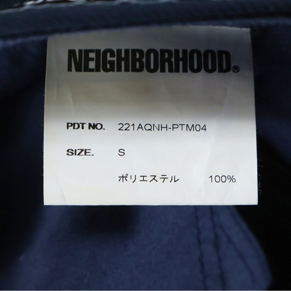 NEIGHBORHOOD(ネイバーフッド) 22SS TWO TUCK E-PT ジップフライ ツータック テーパード スラックス パンツ トラウザー ネイビー 221AQNH-PTM04