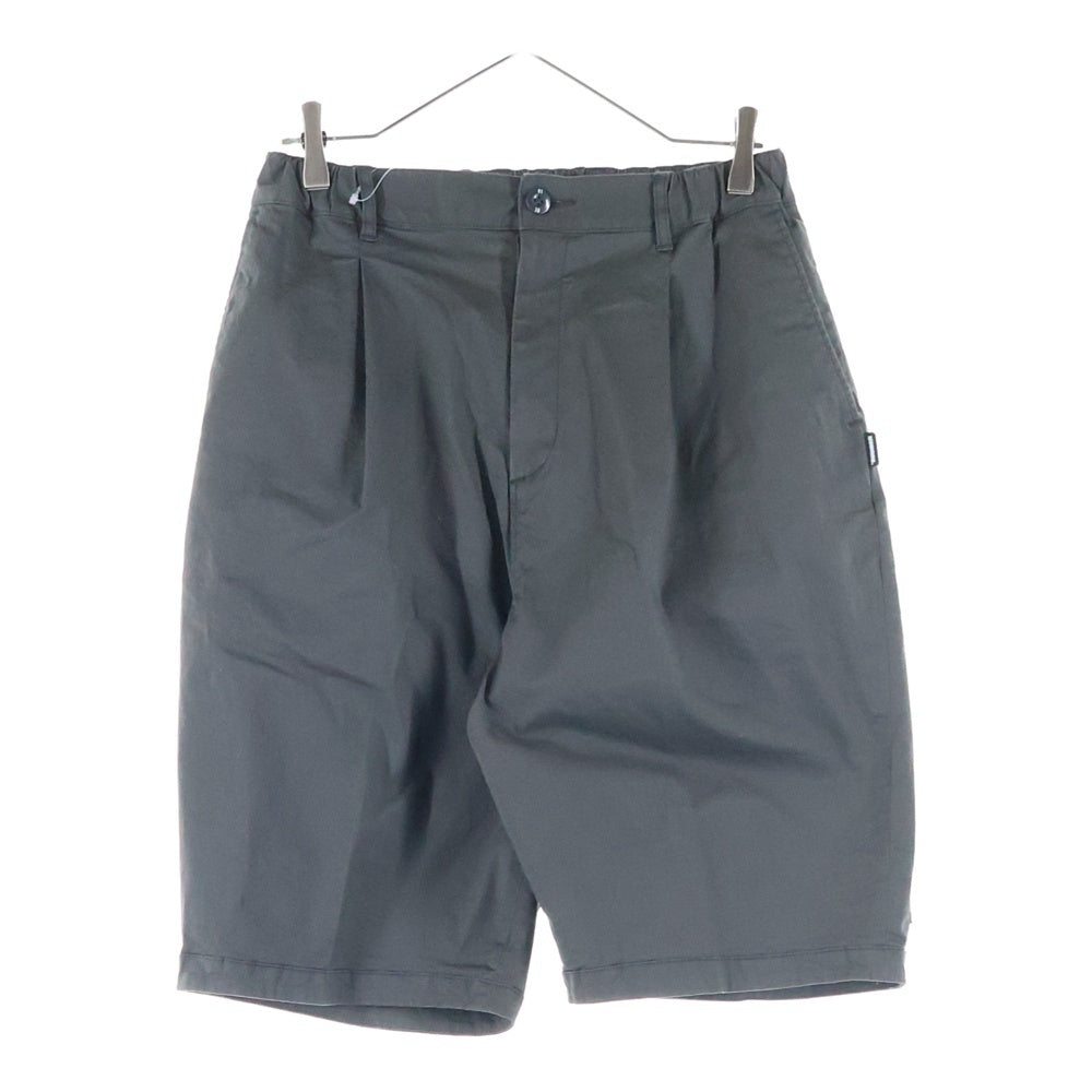 NEIGHBORHOOD(ネイバーフッド) 22SS TUCK C-ST ジップフライ ワンタック コットン ショーツ ハーフパンツ グレー 221AQNH-PTM07