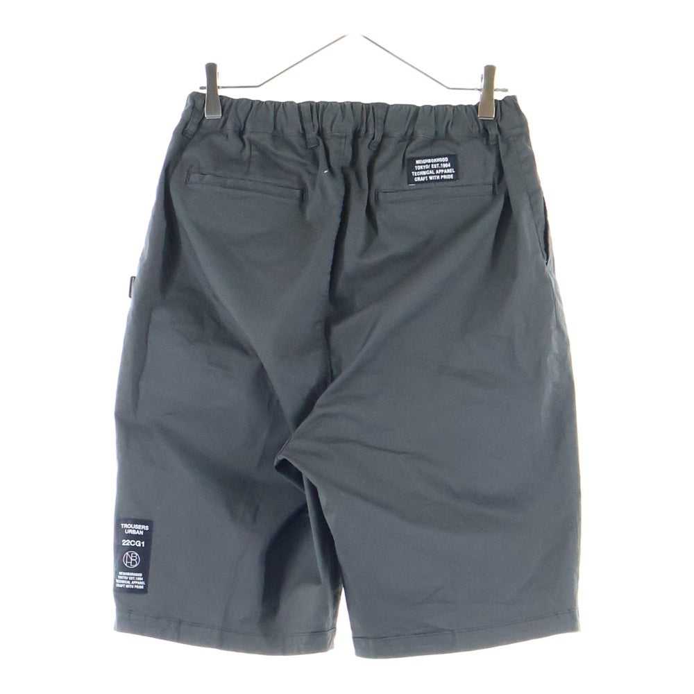 NEIGHBORHOOD(ネイバーフッド) 22SS TUCK C-ST ジップフライ ワンタック コットン ショーツ ハーフパンツ グレー 221AQNH-PTM07