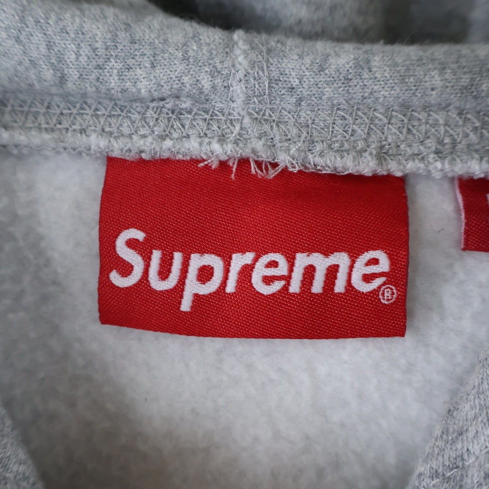 SUPREME(シュプリーム) 19AW Bandana Box Logo Hooded Sweatshirt バンダナ ボックスロゴ プルオーバー スウェット パーカー グレー/ブルー