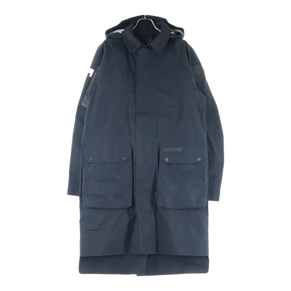 CANADA GOOSE(カナダグース) 20SS LUMEN TRENCH ラバー ワッペン リフレクター シェル ロングコート ブラック 3593MX