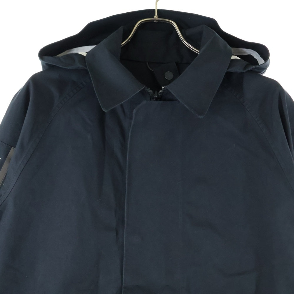 CANADA GOOSE(カナダグース) 20SS LUMEN TRENCH ラバー ワッペン リフレクター シェル ロングコート ブラック 3593MX