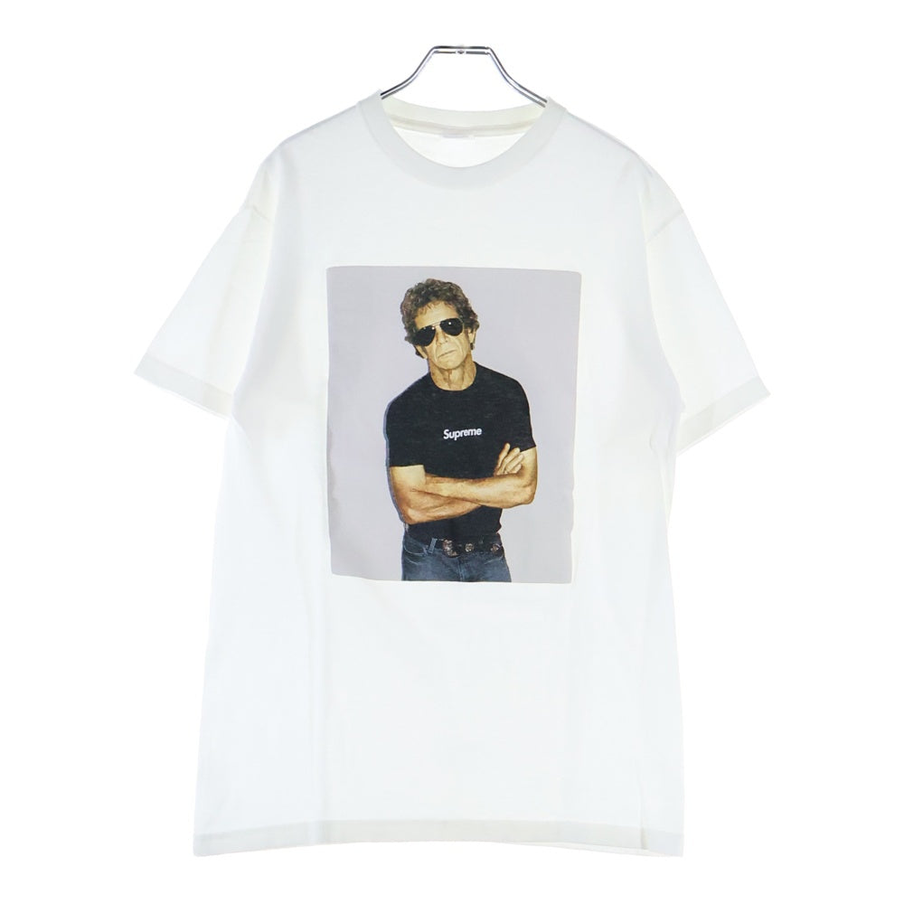SUPREME(シュプリーム) 09SS Lou Reed Tee ルー リード プリント クルーネック 半袖Tシャツ カットソー ホワイト