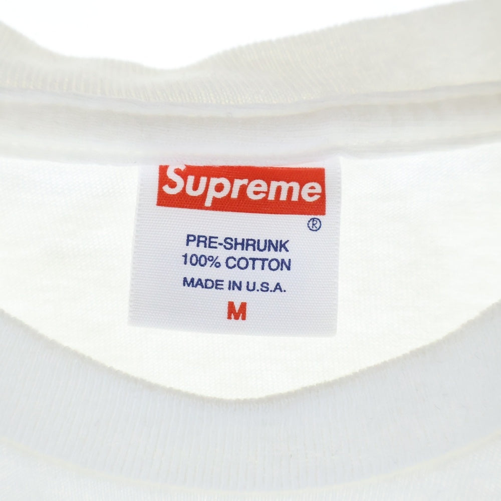 SUPREME(シュプリーム) 09SS Lou Reed Tee ルー リード プリント クルーネック 半袖Tシャツ カットソー ホワイト