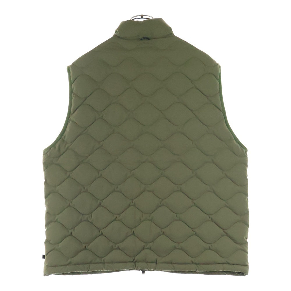 DAIWA PIER39(ダイワ ピアサーティナイン) TECH QUILT STAND COLLAR LINER VEST テック キルティング スタンドカラー ライナー ベスト カーキ BJ-24022W