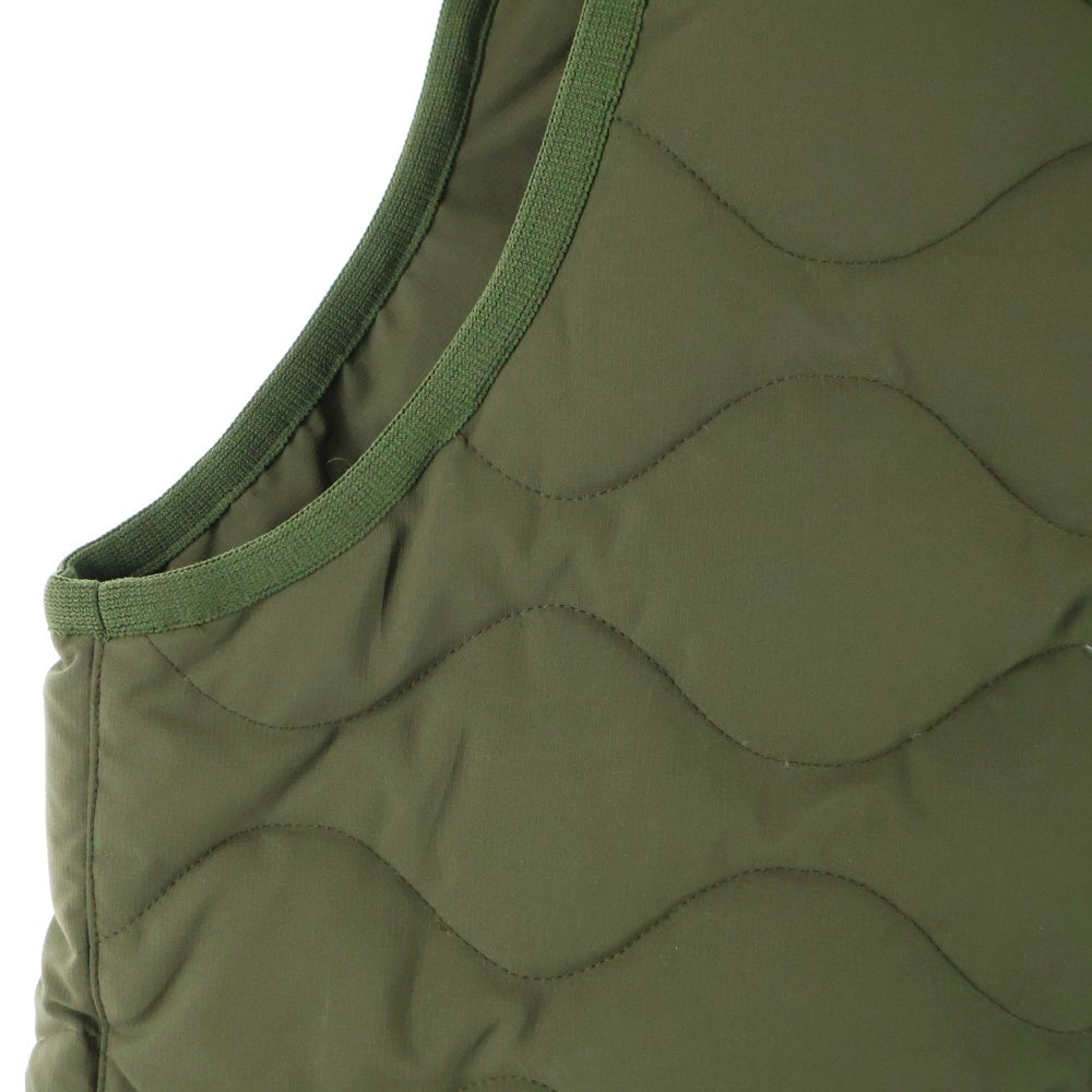 DAIWA PIER39(ダイワ ピアサーティナイン) TECH QUILT STAND COLLAR LINER VEST テック キルティング スタンドカラー ライナー ベスト カーキ BJ-24022W