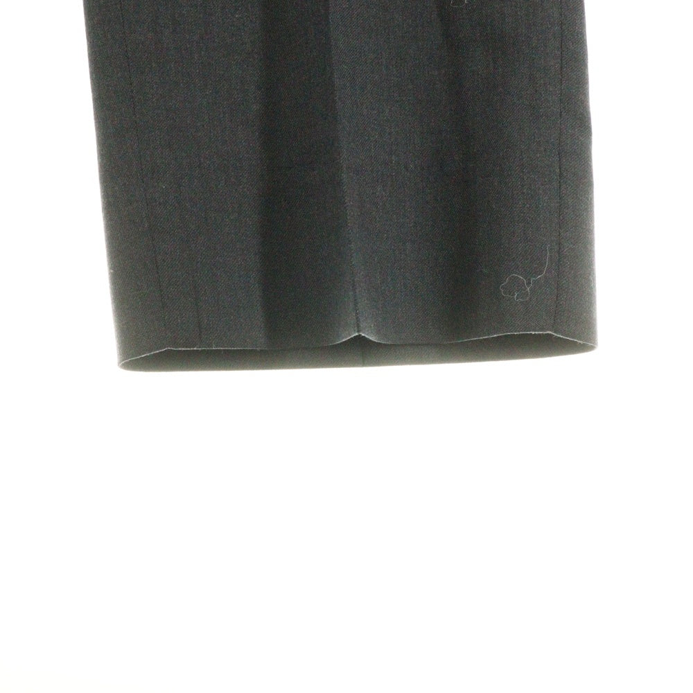 SOPHNET.(ソフネット) 24AW SUPER 100'S WOOL SHIRRING SLIM FIT SLACKS スーパー ウール シャーリング スリム フィット イージースラックス ブラック SOPH-242017