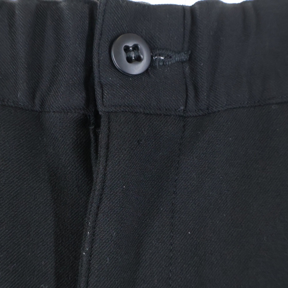 SOPHNET.(ソフネット) 23AW MONALUCE SLIM FIT RIBBED PANTS モナルーチェ スリム フィット リブド イージースウェットジョガーパンツ ブラック SOPH-232033