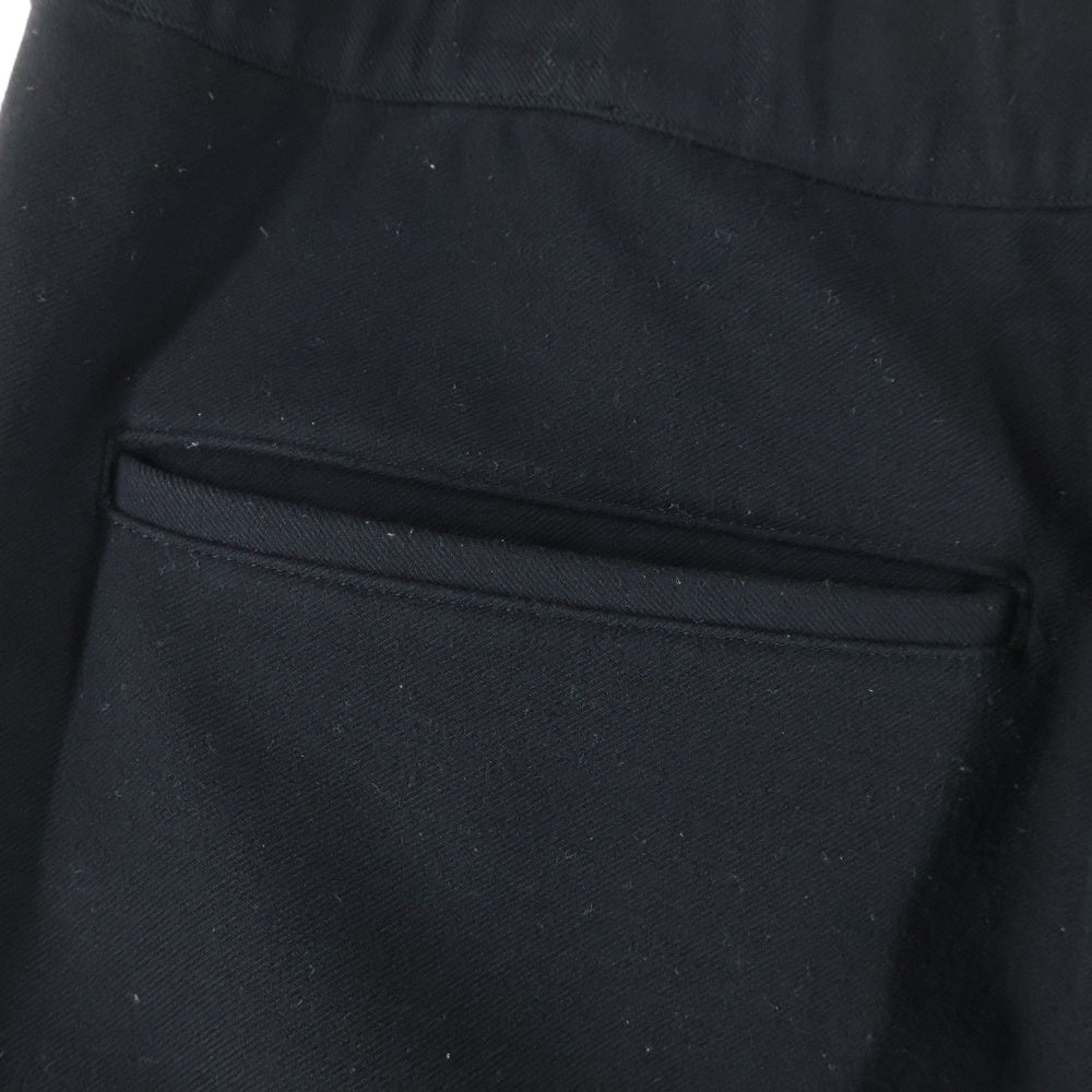 SOPHNET.(ソフネット) 23AW MONALUCE SLIM FIT RIBBED PANTS モナルーチェ スリム フィット リブド イージースウェットジョガーパンツ ブラック SOPH-232033