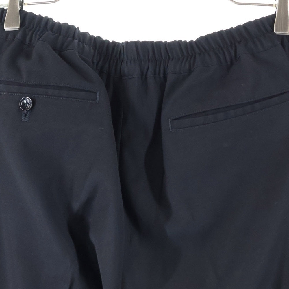 SOPHNET.(ソフネット) 23SS SUPER BLACK WOOL TAPERED EASY PANTS スーパー ブラック ウール テーパードイージーパンツ ブラック SOPH-230017