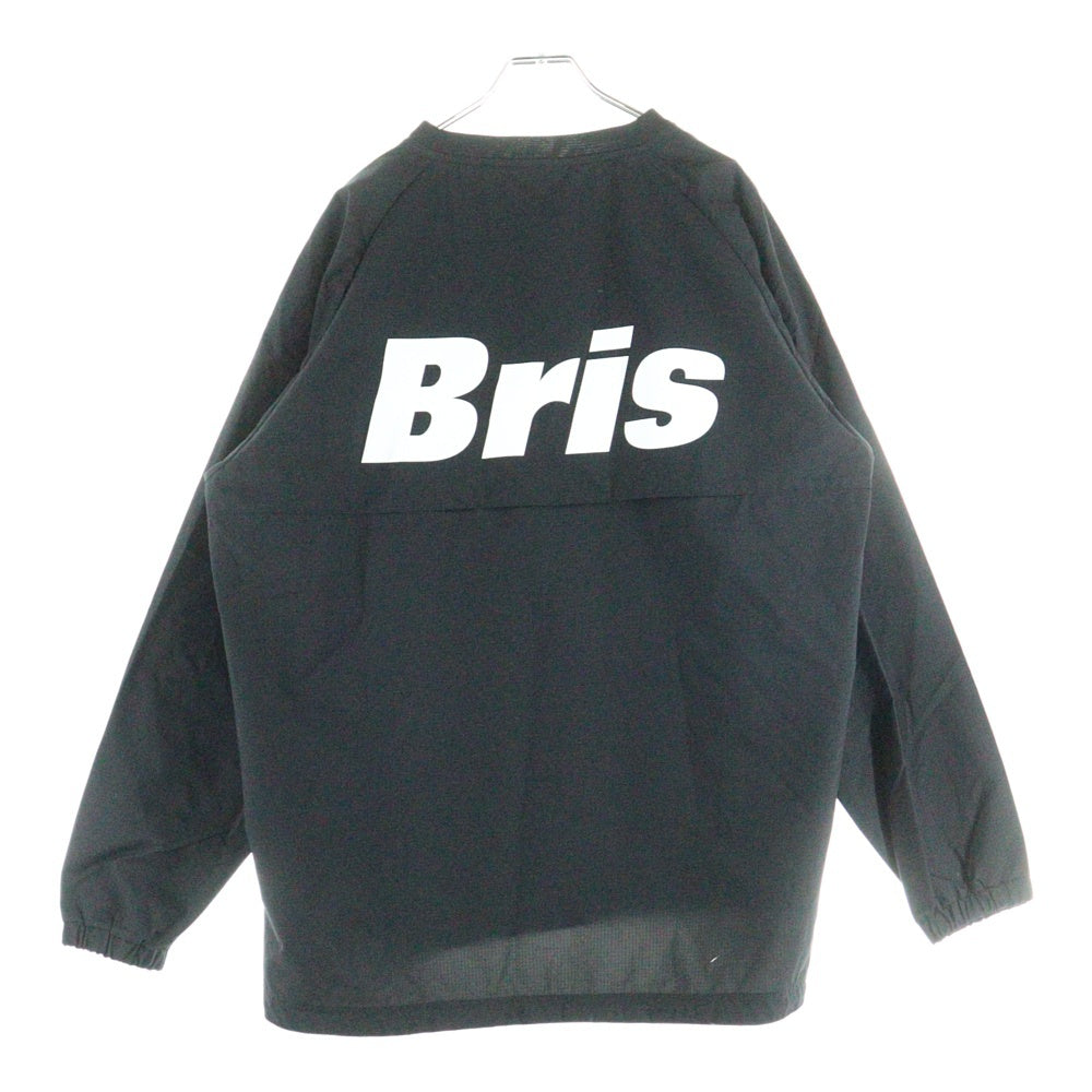 F.C.R.B./F.C.Real Bristol/FCRB(エフシーアールビー/エフシーレアルブリストル) 22SS 3LAYER PISTE スリーレイヤー ピスト クルーネック長袖ナイロンゲームシャツ カットソー ブラック FCRB-220019