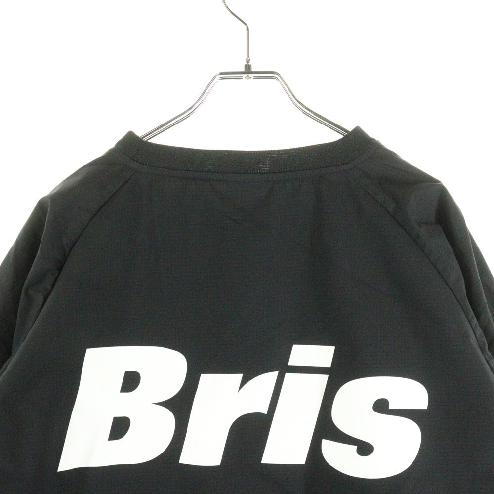 F.C.R.B./F.C.Real Bristol/FCRB(エフシーアールビー/エフシーレアルブリストル) 22SS 3LAYER PISTE スリーレイヤー ピスト クルーネック長袖ナイロンゲームシャツ カットソー ブラック FCRB-220019