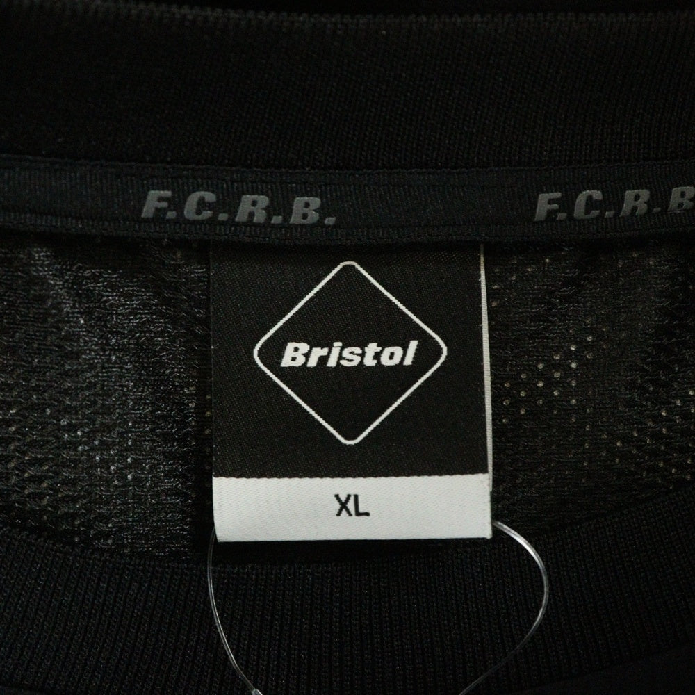 F.C.R.B./F.C.Real Bristol/FCRB(エフシーアールビー/エフシーレアルブリストル) 22SS 3LAYER PISTE スリーレイヤー ピスト クルーネック長袖ナイロンゲームシャツ カットソー ブラック FCRB-220019