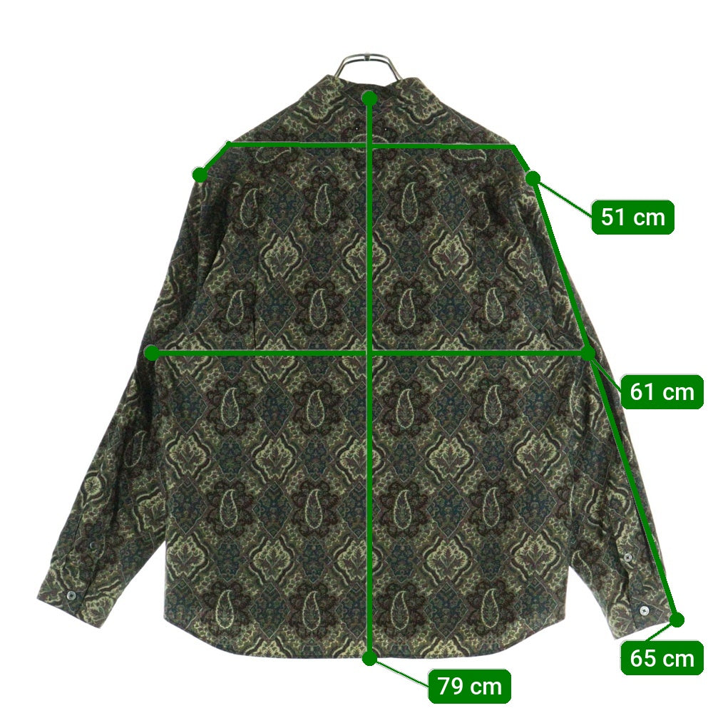 SOPHNET.(ソフネット) 23SS ALBINI BIG REGULAR COLLAR SHIRT アルビニ ビッグ レギュラー オープンカラーシャツ マルチカラー SOPH-230049