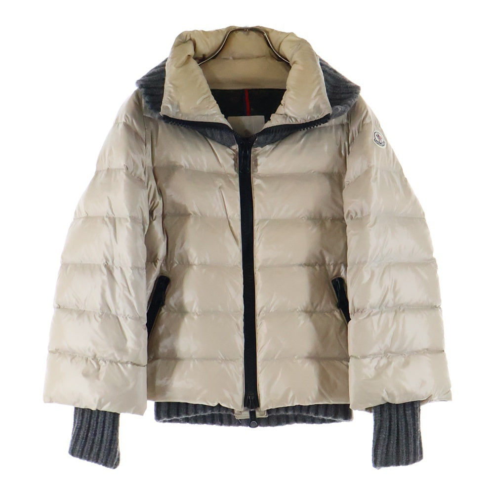 MONCLER(モンクレール) CIGALE RAIN SYSTEM シガール ニット コンビネーション ナイロン ダウンジャケット ベージュ 220934639605
