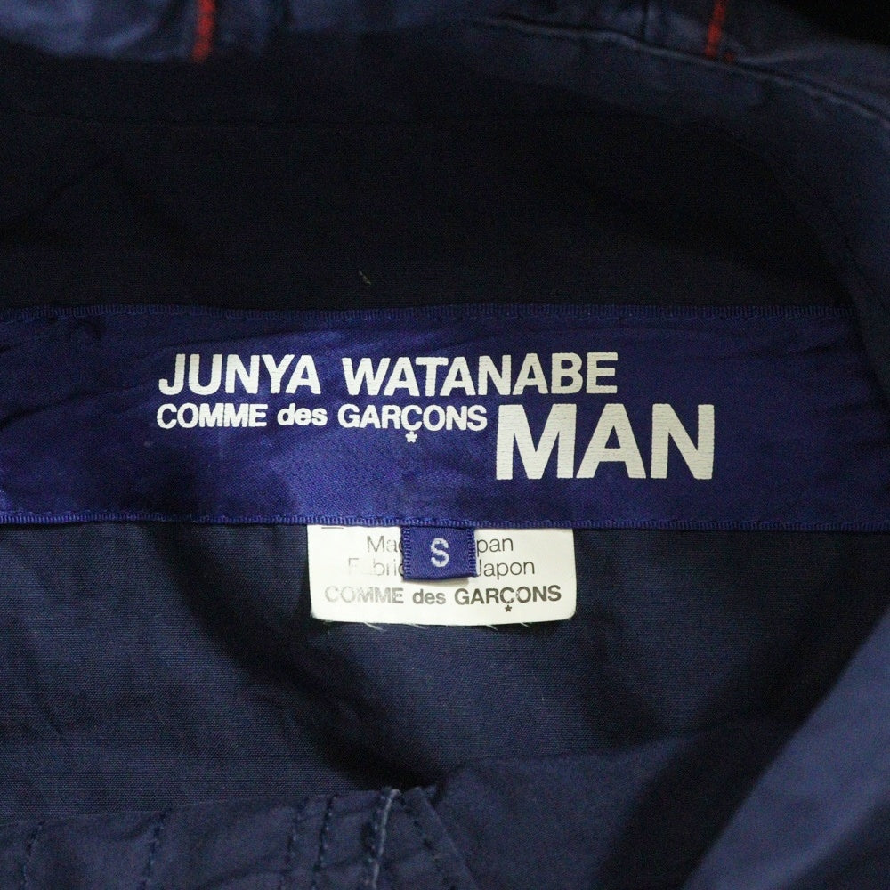 JUNYA WATANABE COMME des GARCONS(ジュンヤワタナベ コムデギャルソン) 11SS AD2010 ボタンアップ コットン アノラックパーカー ネイビー WG-J020