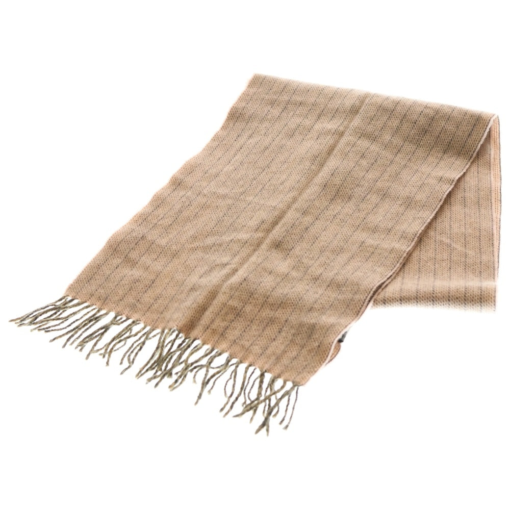 68787(68787) カシミア混 フリンジマフラー ストール ピンク