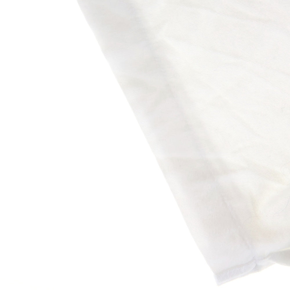 COMME des GARCONS HOMME PLUS(コムデギャルソンオムプリュス) 13SS AD2012 切替デザイン フロントプリント クルーネック 半袖Tシャツ カットソー ホワイト/グレー PK-T069