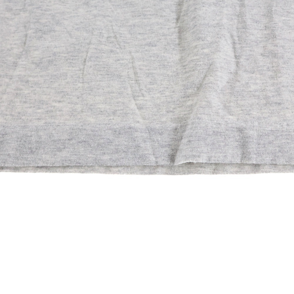 COMME des GARCONS HOMME PLUS(コムデギャルソンオムプリュス) 13SS AD2012 切替デザイン フロントプリント クルーネック 半袖Tシャツ カットソー ホワイト/グレー PK-T069