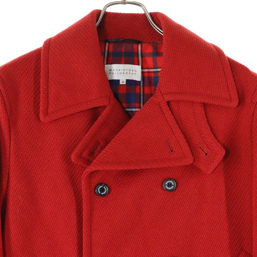 MACKINTOSH PHILOSOPHY(マッキントッシュフィロソフィー) ポリエステル Pコート レッド H1C70-623-18