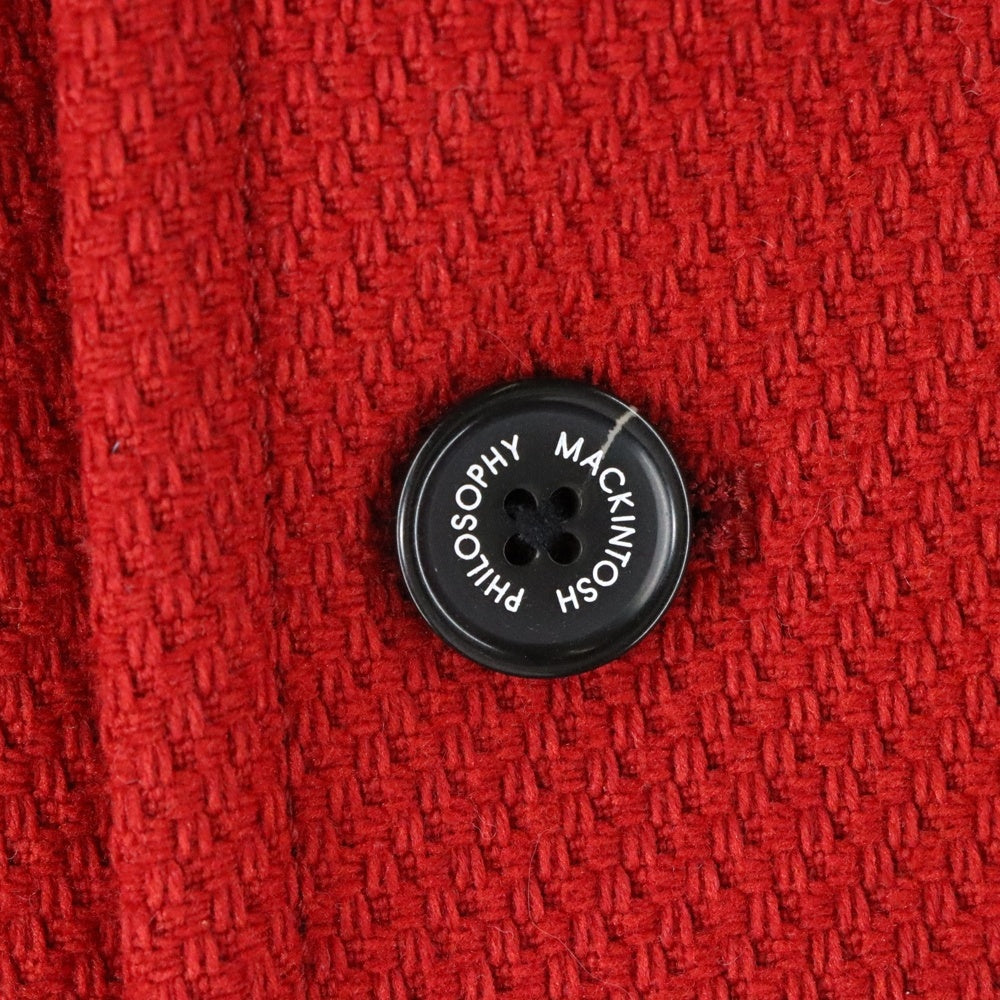 MACKINTOSH PHILOSOPHY(マッキントッシュフィロソフィー) ポリエステル Pコート レッド H1C70-623-18