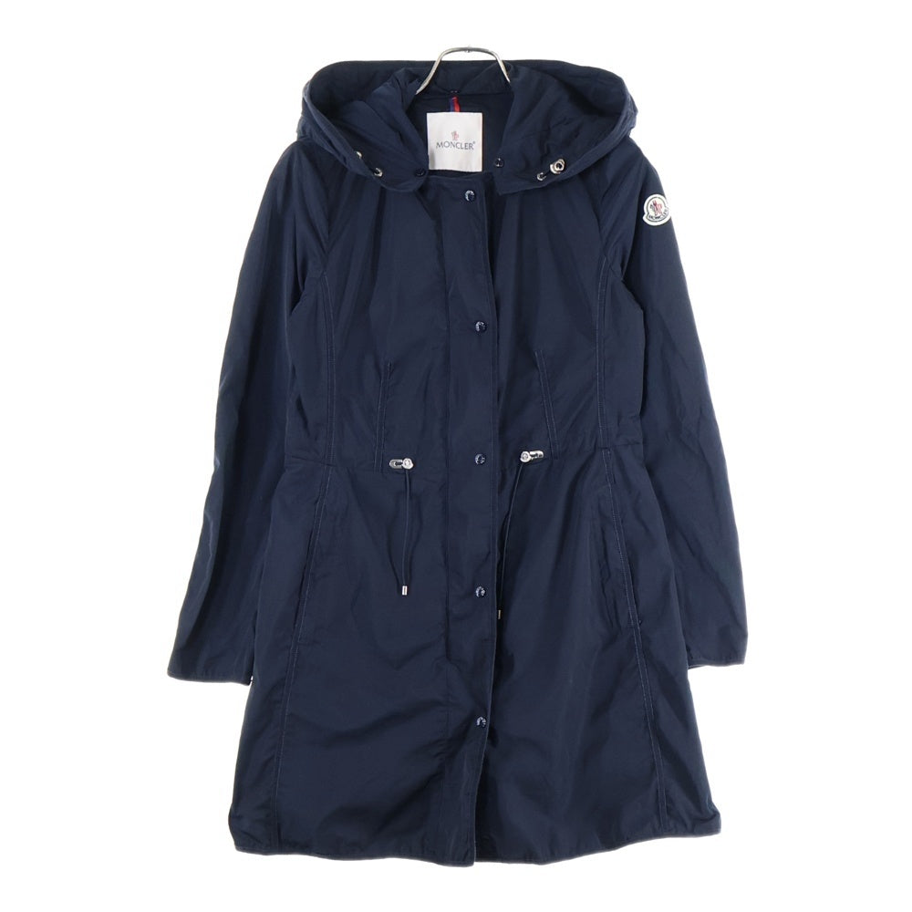 MONCLER(モンクレール) 18SS ANTHEMIS GIUBBOTTO アンテミス ロゴワッペン ポリエステル スプリングコート ネイビー レディース D10934960505 54543