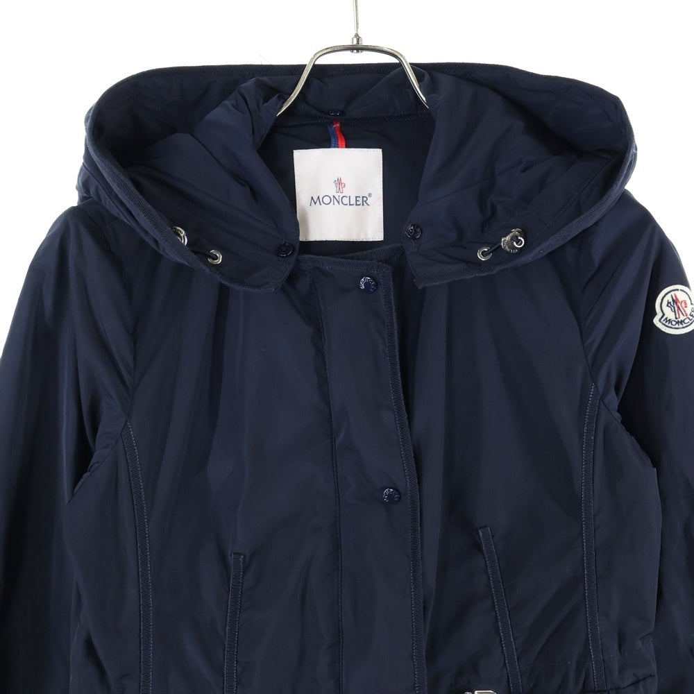 MONCLER(モンクレール) 18SS ANTHEMIS GIUBBOTTO アンテミス ロゴワッペン ポリエステル スプリングコート ネイビー レディース D10934960505 54543