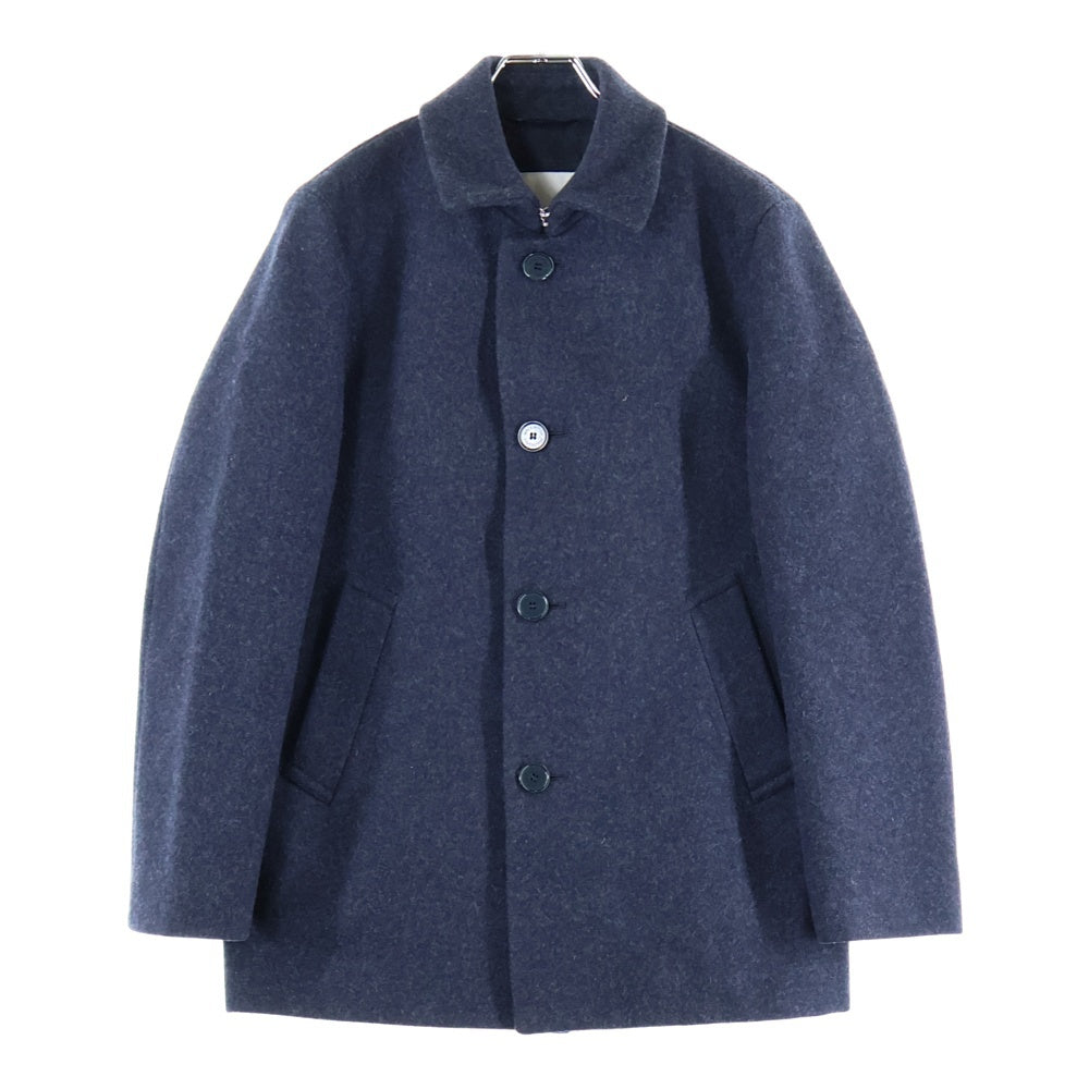 MACKINTOSH PHILOSOPHY(マッキントッシュフィロソフィー) ウール ナイロン シングルコート ジャケット ネイビー H1C88-693-27