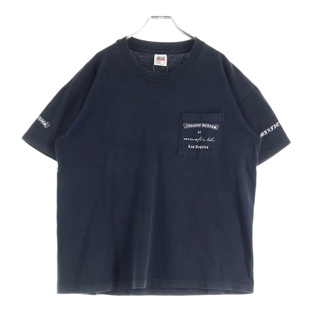 CHROME HEARTS(クロムハーツ) 90S×max field Dagger TEE OLD オールドモデル マックスフィールド ダガープリント 半袖Tシャツ カットソー ブラック