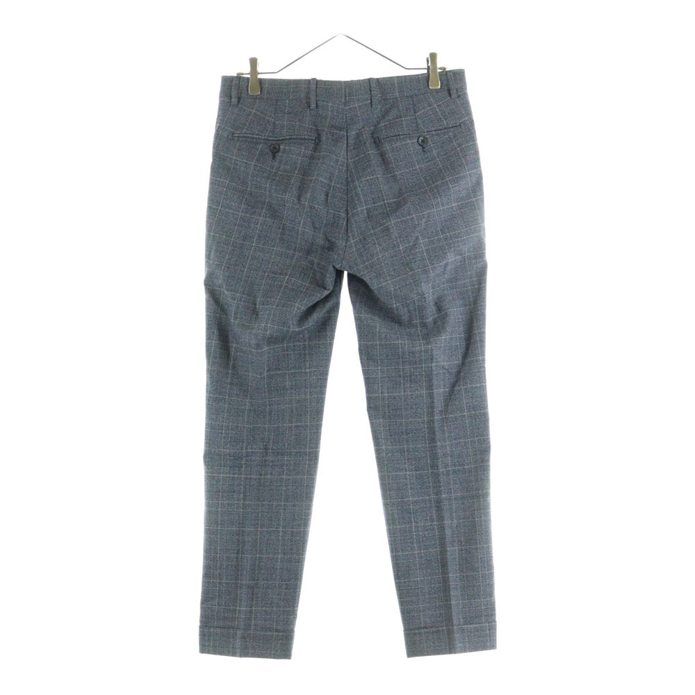 TAGLIATORE(タリアトーレ) グレンチェック 2B テーラードジャケット スラックス パンツ スリーピース セットアップ スーツ ネイビー/ホワイト 5SVJ22BOS