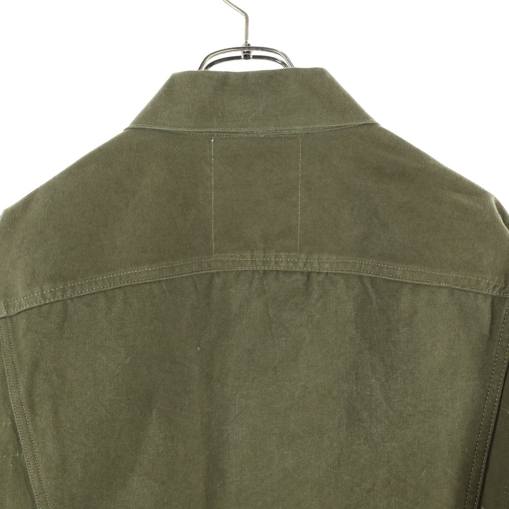 【新品】レディメイド オーバーサイズワークジャケット セントマイケル カーキ READY MADE(レディメイド) OVERSIZE WORK JACKET ビンテージ加工