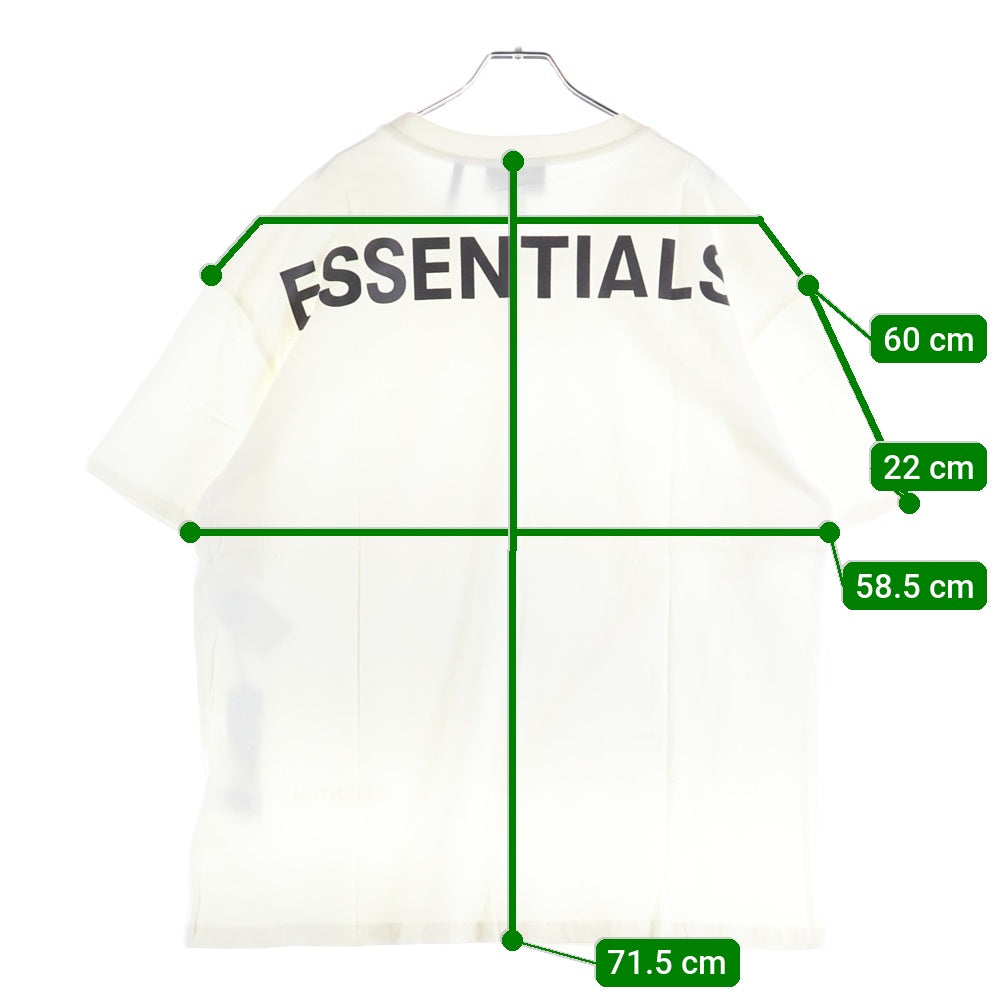 ESSENTIALS FEAR OF GOD(エッセンシャル フィアオブゴッド) BOXY LOGO TEE2 ボクシー ロゴ 半袖Tシャツ カットソー ホワイト
