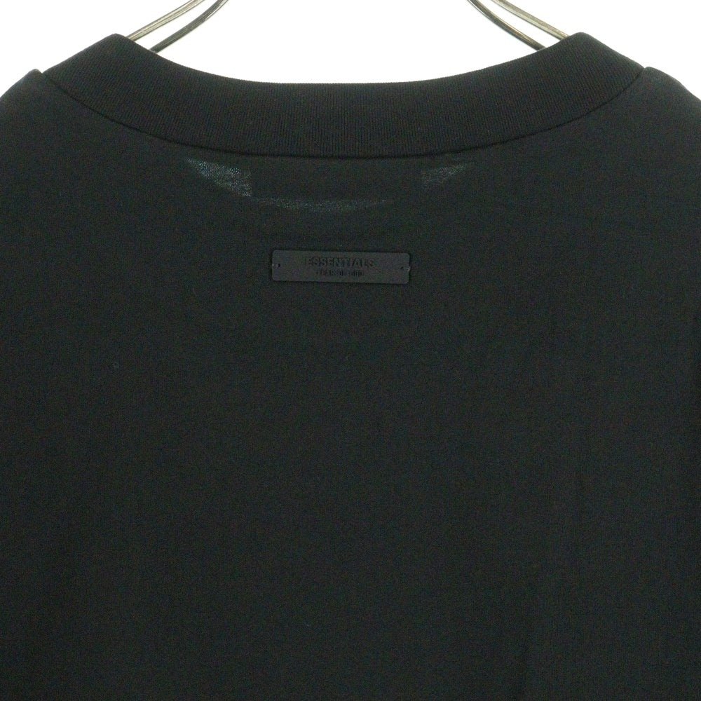 ESSENTIALS FEAR OF GOD(エッセンシャル フィアオブゴッド) 24AW JERSEY CREWNECK TEE ジャージクルーネック 半袖Tシャツ カットソー ブラック/ベージュ 125BT244190F