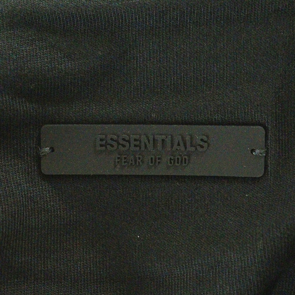 ESSENTIALS FEAR OF GOD(エッセンシャル フィアオブゴッド) 24AW JERSEY CREWNECK TEE ジャージクルーネック 半袖Tシャツ カットソー ブラック/ベージュ 125BT244190F