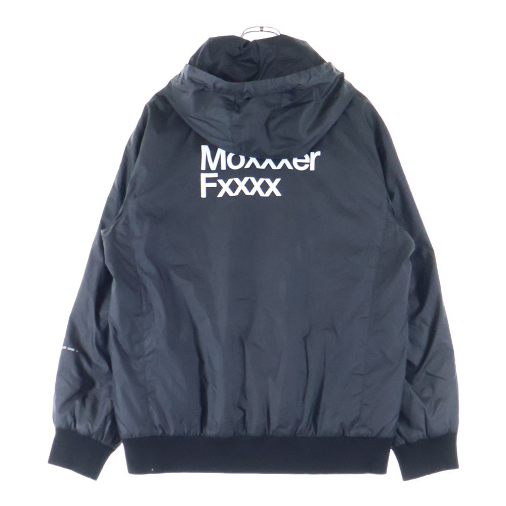 MONCLER GENIUS(モンクレール ジーニアス) 19AW ×FRAGMENT RAVE フラグメントデザイン レイブ ジップアップフーデットダウンジャケット ブラック E109U4130050