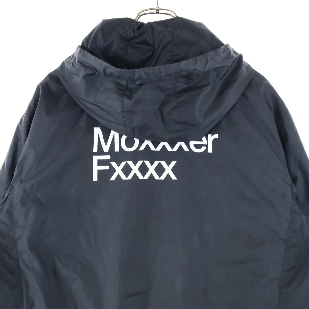 MONCLER GENIUS(モンクレール ジーニアス) 19AW ×FRAGMENT RAVE フラグメントデザイン レイブ ジップアップフーデットダウンジャケット ブラック E109U4130050