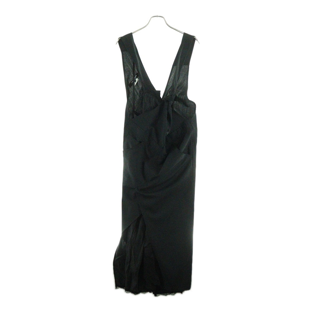 JUNYA WATANABE COMME des GARCONS(ジュンヤワタナベ コムデギャルソン) 19SS AD2018 レース切替 オーバーオール ブラック JC‐O064 レディース