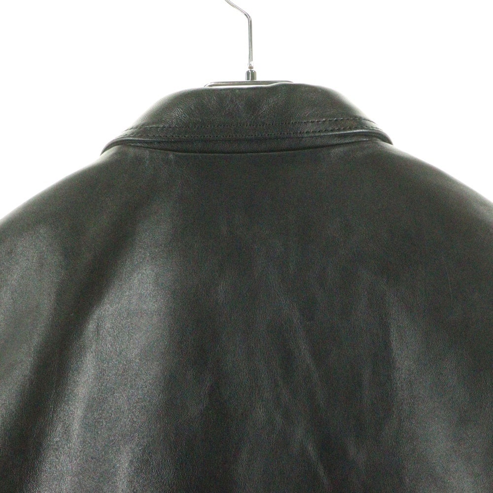 addict clothes(アディクトクローズ) ホースレザー センタージップ ライダースジャケット ブラック