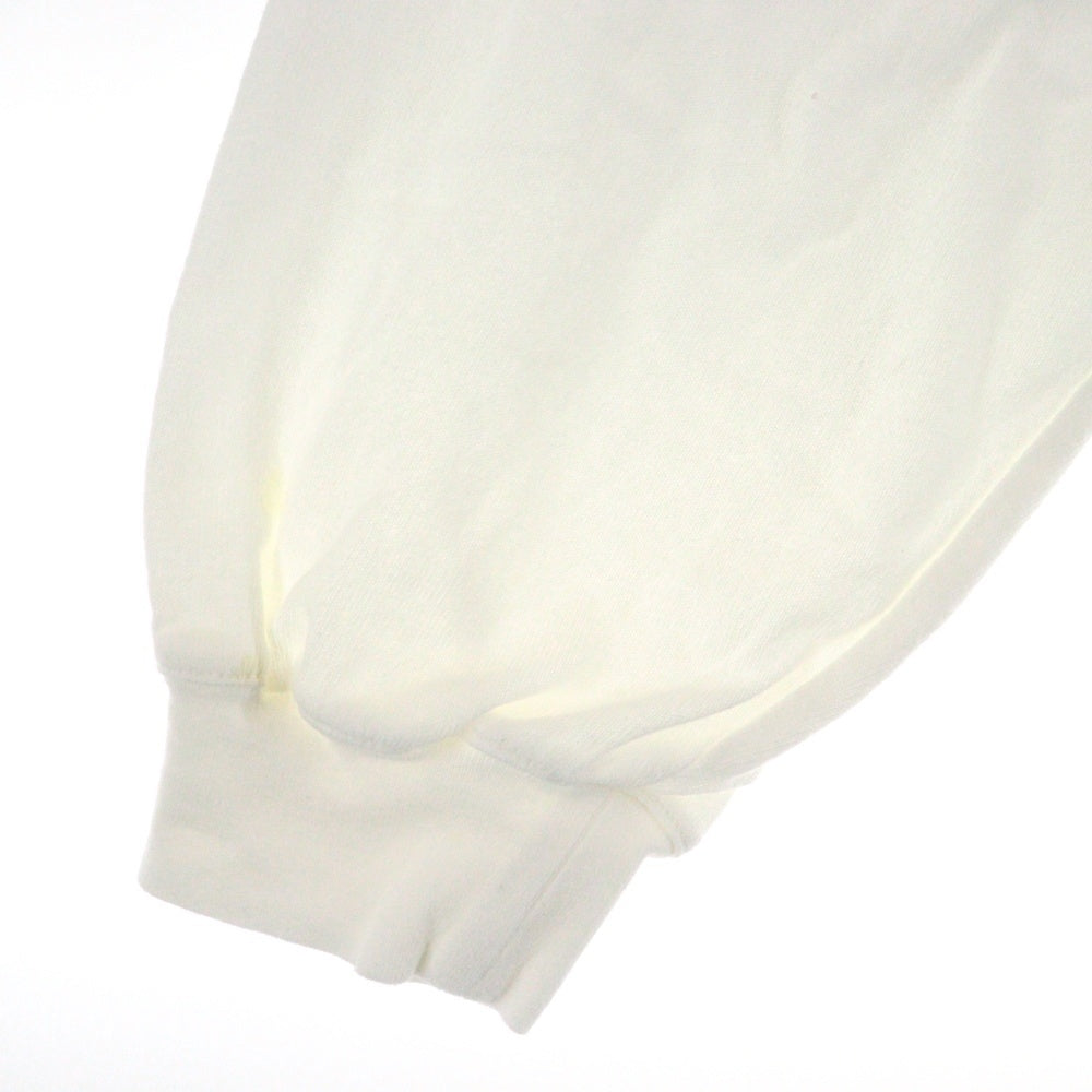 everyone(エブリワン) ligo longsleeve t-shirt ロゴ ロングスリーブTシャツ ホワイト EV23-CS10